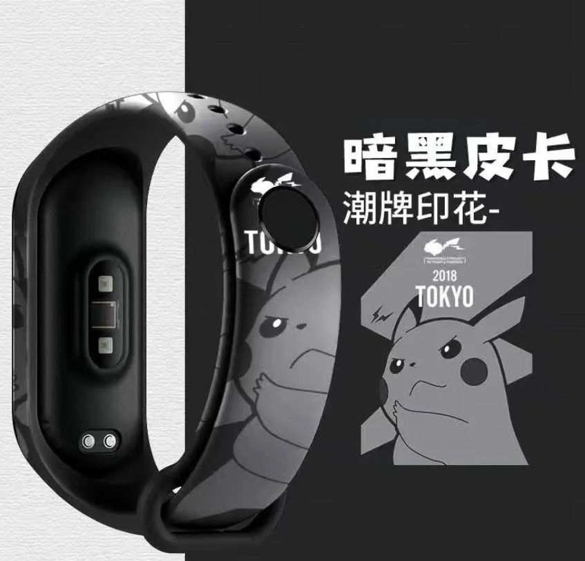 Miniatura: Pokemon Pikachu Cartoon Digital Wristwatch Waterproof 