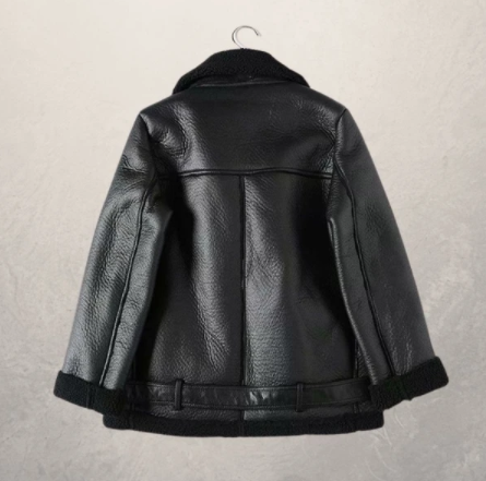 Thumbnail: Women's motorcycle jacket leather jacket