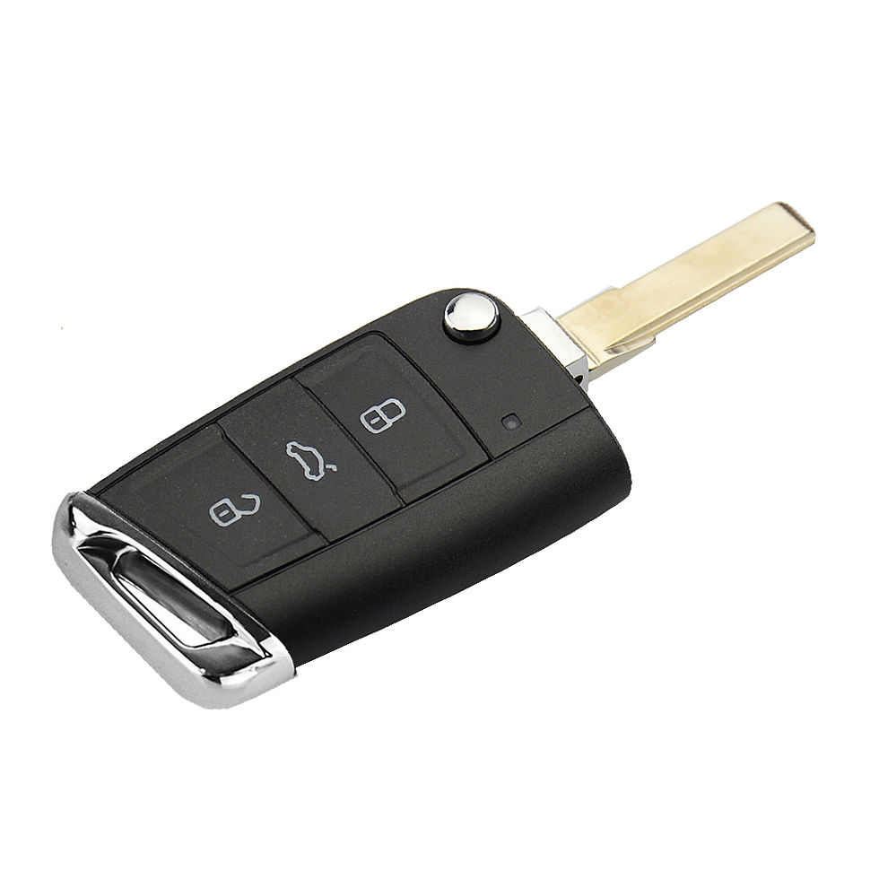 Thumbnail: Okeytech Remote Car Key Shell Fob For VW Skoda Octavia A7 VW Golf 7 MK7 Seat Leo