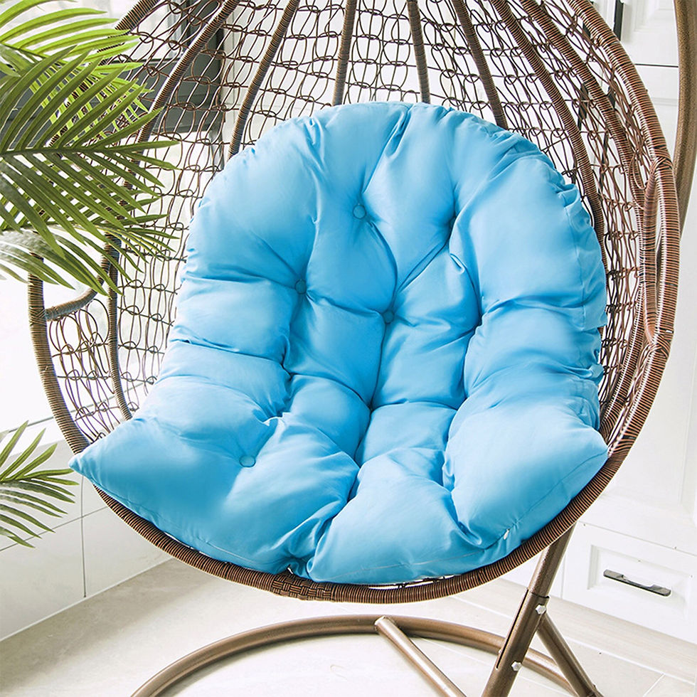 Pikkukuva: Single Hanging Chair Cushion Outdoor Hammock Cushion Garden Bedroom Suspended 