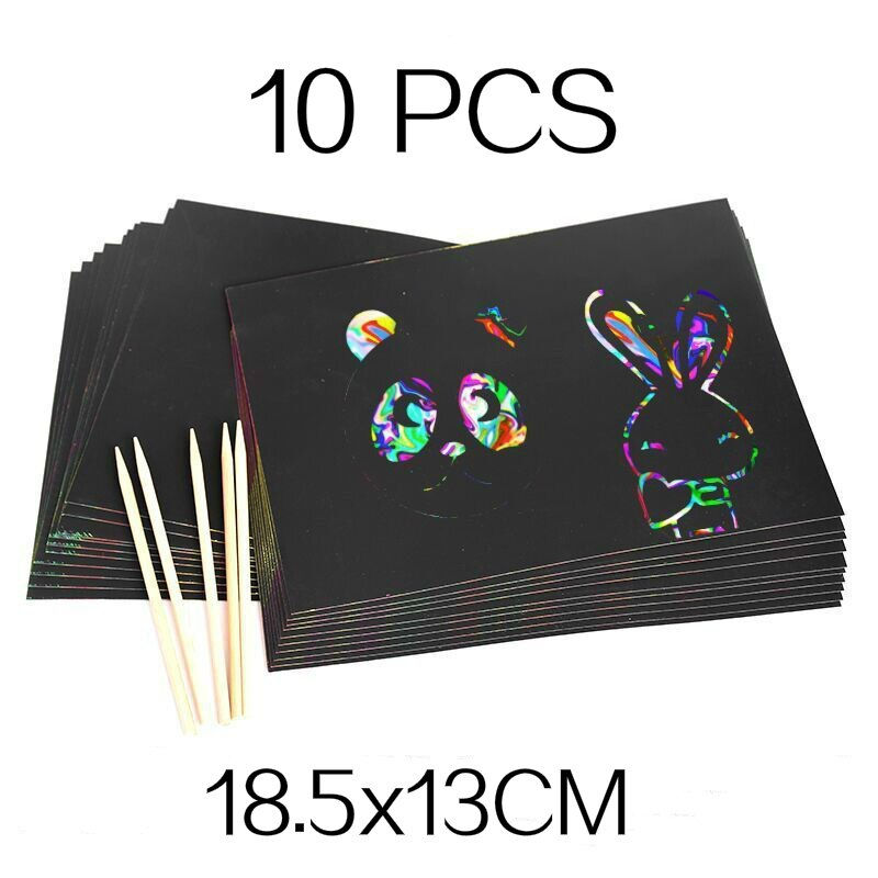Thumbnail: Magic Rainbow Color Scratch Art Paper