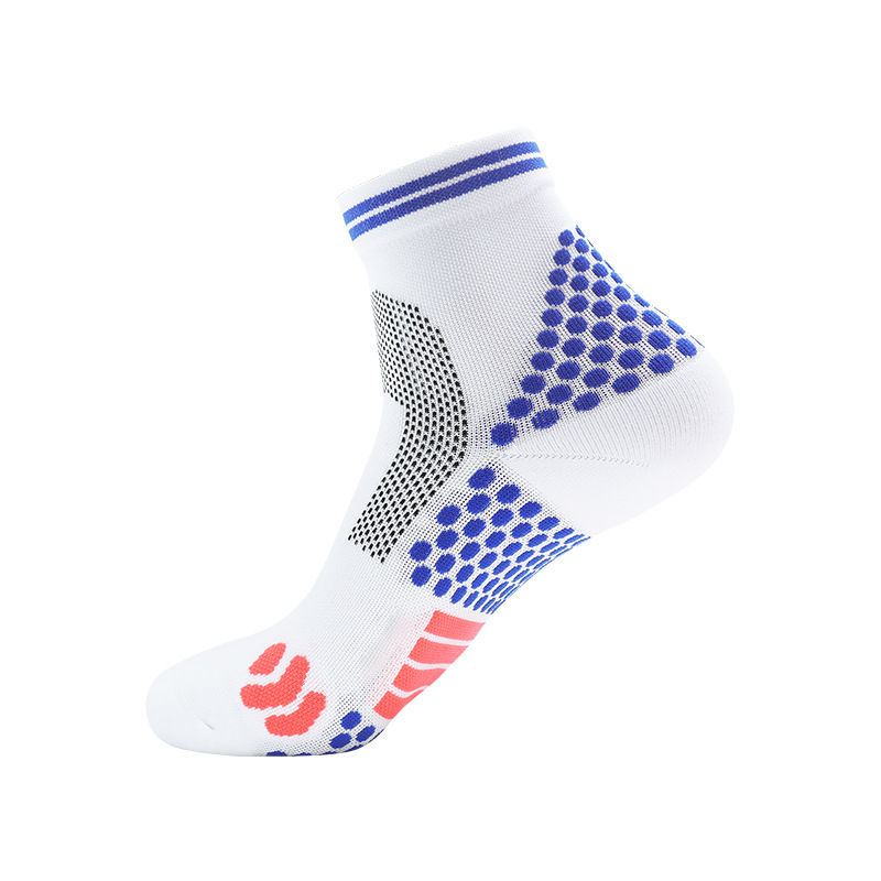 Thumbnail: Men's Professional Sports Towel Bottom Compression Cycling Socks
