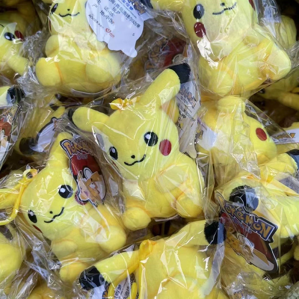 Miniatura: 50PC/lot Pokemon Squirtle Charmander Bulbasaur Pikachus Plush Doll 12cm Pendant 