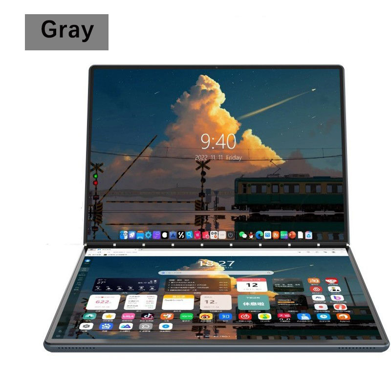 Thumbnail: Tablet Double-Screen Intel N100 13.5+13.5 inch Laptop 16GB DDR5 2TB SSD HD Camer