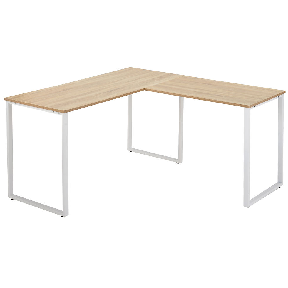 Miniaturbild: L-Shaped Computer Desk Simple and Fashionable Oak Black[US-W]