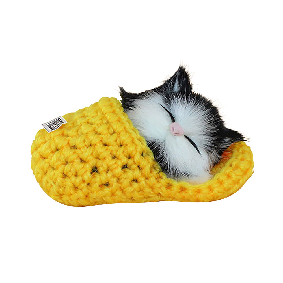 Miniatyrbild: Mini Lovely Simulation Sounding Shoe Kittens Cats 