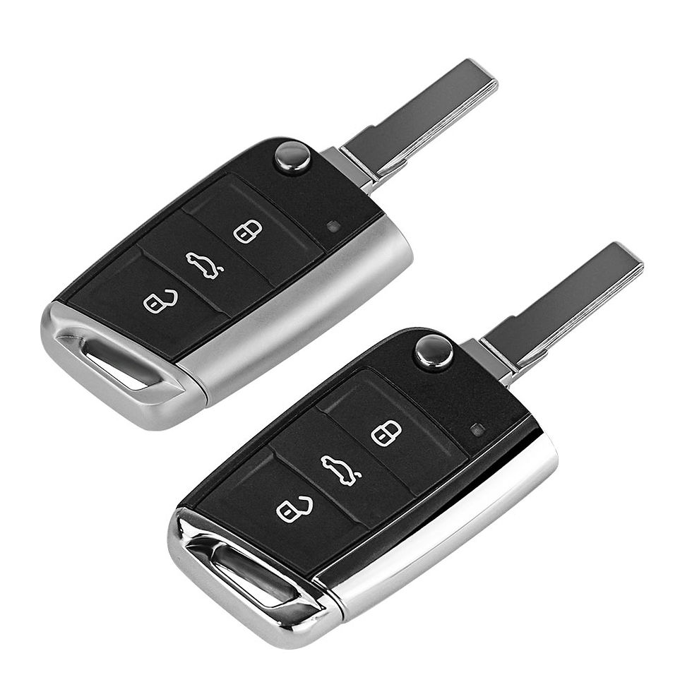 Thumbnail: Okeytech Remote Car Key Shell Fob For VW Skoda Octavia A7 VW Golf 7 MK7 Seat Leo