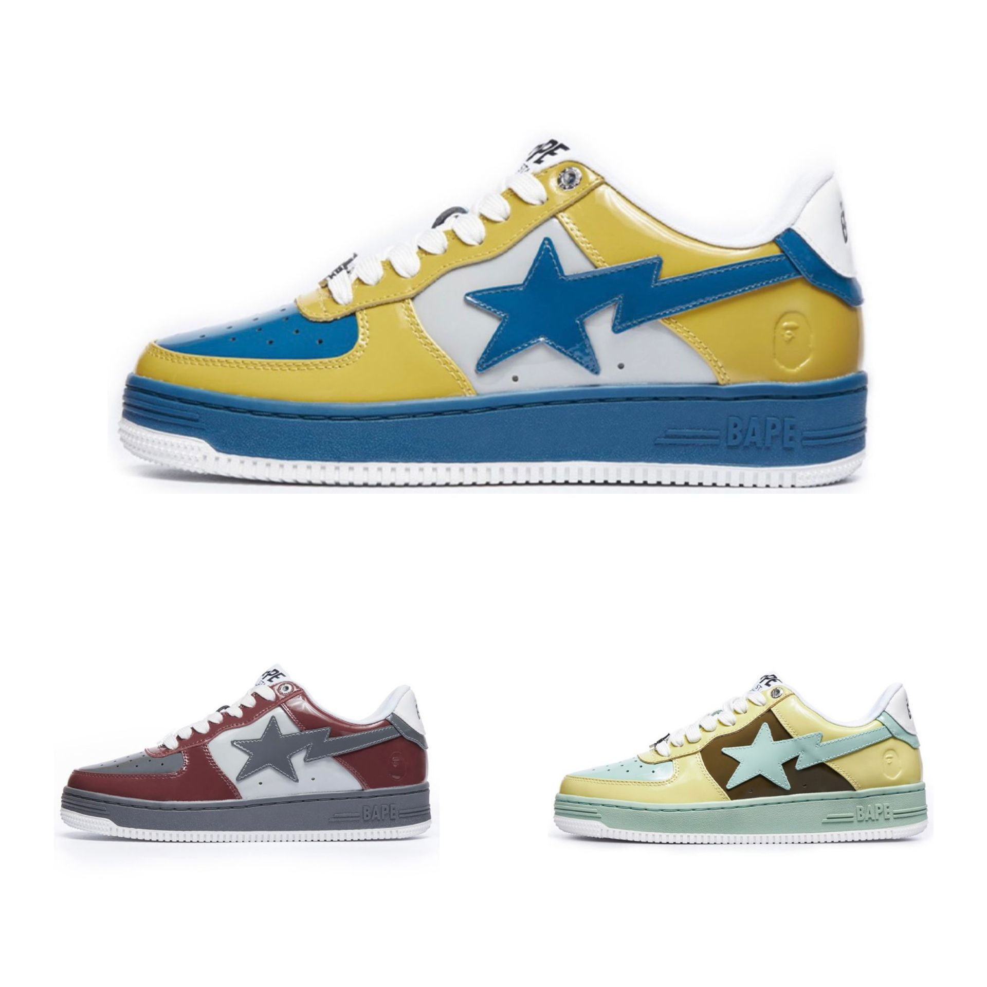 Bapesta Sk8 Dunk Patent Leather