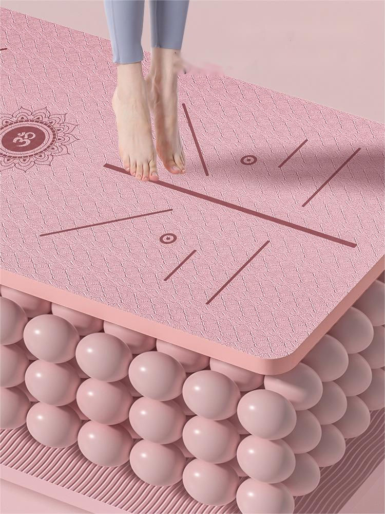 Thumbnail: With Lines Big Size Mat for Non-slipped, Wider and Thickened for beginners, for 