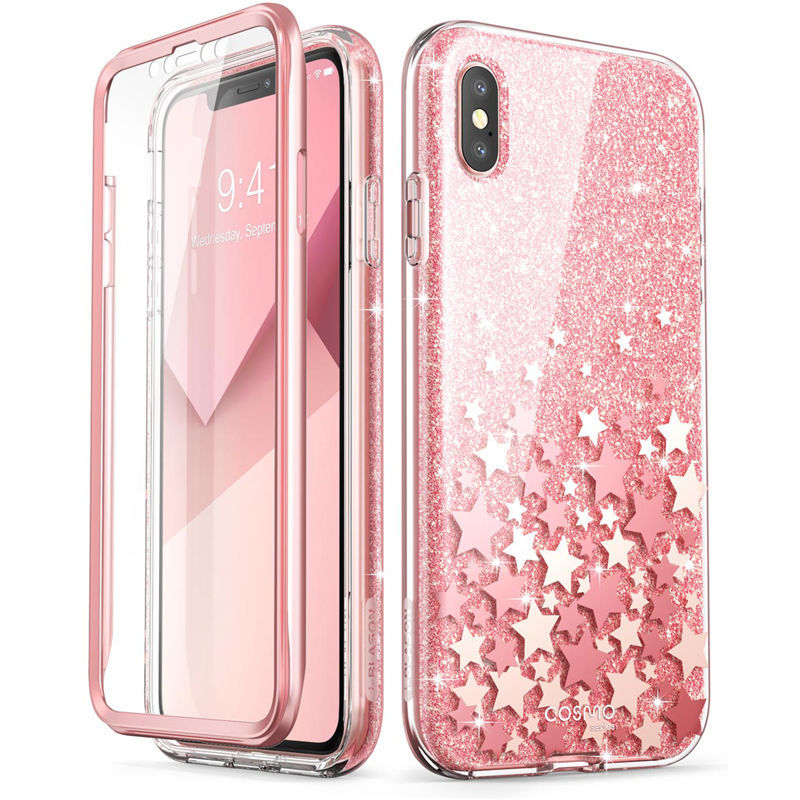 Thumbnail: iPhone X Xs Case 5.8 inch I-BLASON Cosmo Series Full-Body Shinning Glitter 