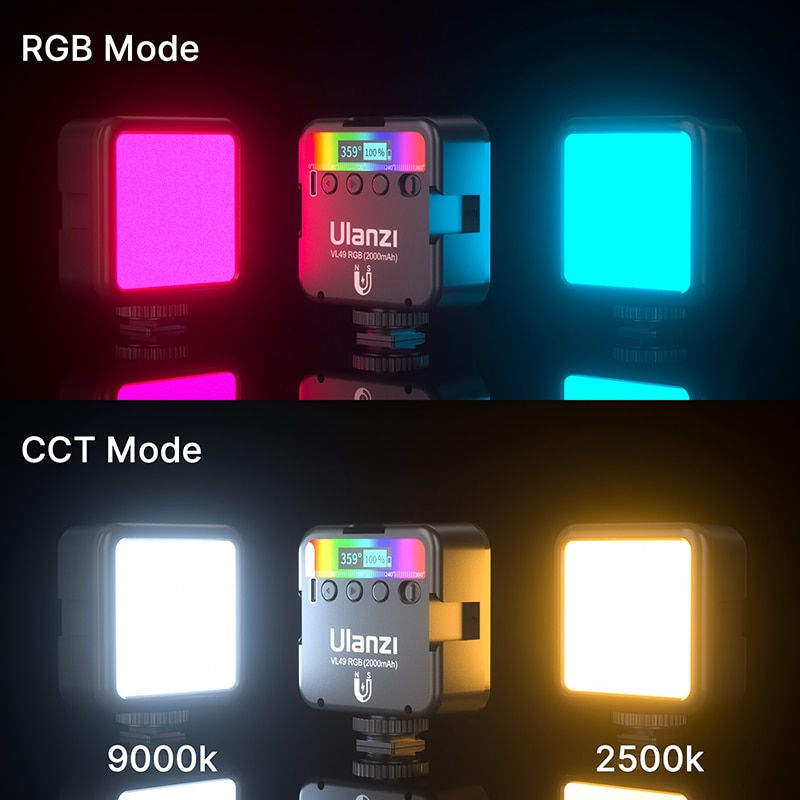 Thumbnail: VIJIM Ulanzi VL49 Full Color RGB LED Video Light 