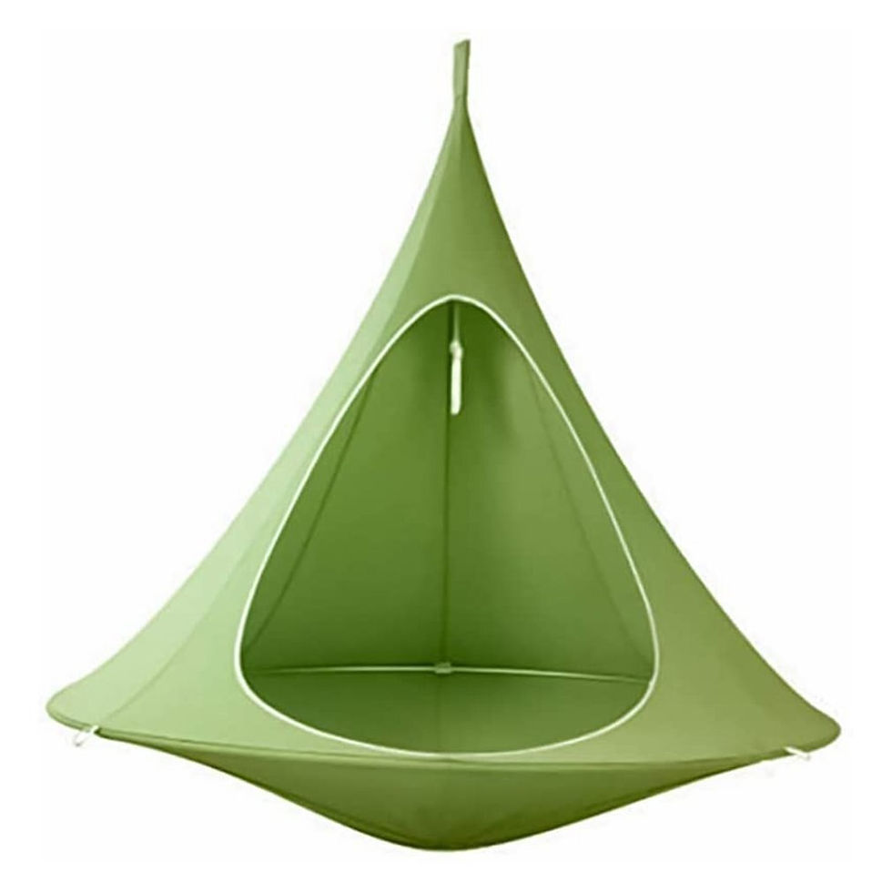 Miniaturebillede: Hot 100*110CM Flying Saucer Lightweight Portable Nylon Hammock for Backpacking 
