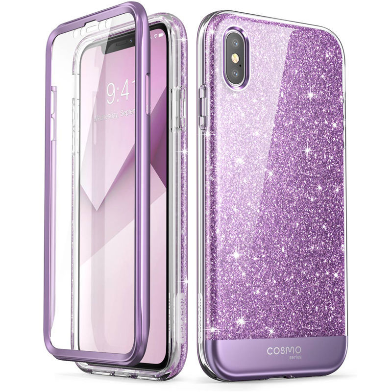 Thumbnail: iPhone X Xs Case 5.8 inch I-BLASON Cosmo Series Full-Body Shinning Glitter 