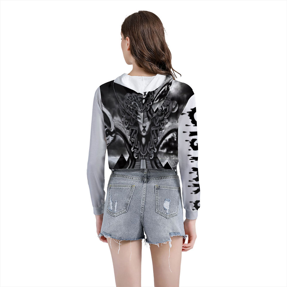 Thumbnail: Cropped Zipper Sweater