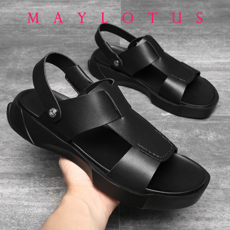 Thumbnail: Cow Leather Men Sandals