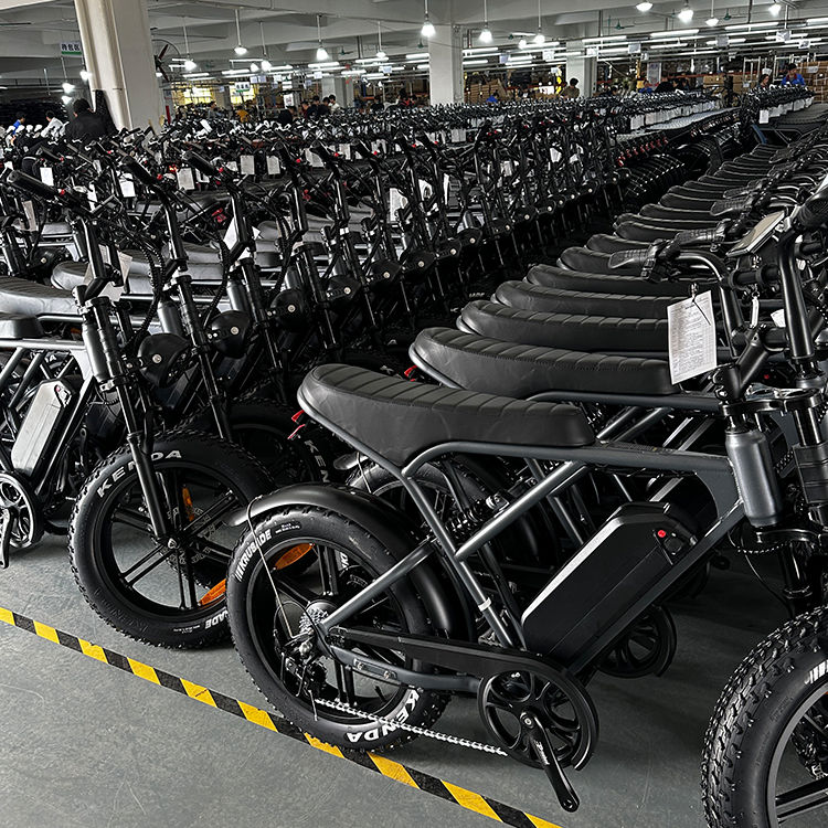 Thumbnail: H9 20inch 1000w Electric Bike 750w Fat Tire Bicycle Beach Cruise E-bike All Terr