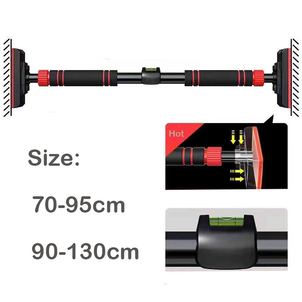 Thumbnail: Adjustable Door Horizontal Bar Exercise Home Workout Gym Chin Up Training Sport 