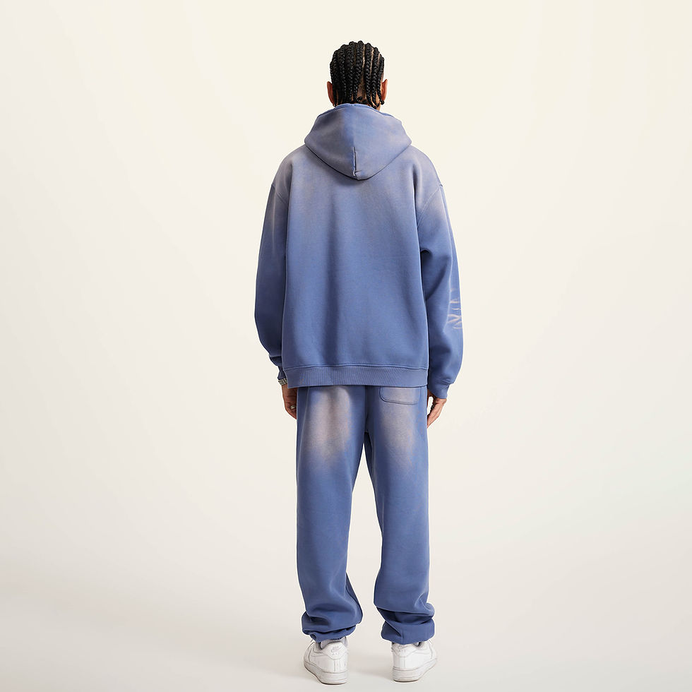 Thumbnail: Oistar's_ Monkey Washed Dyed Fleece Hoodie