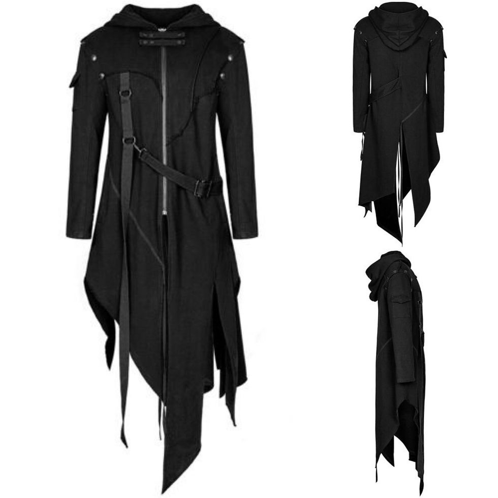 Thumbnail: Autumn And Winter Halloween Trench Coat