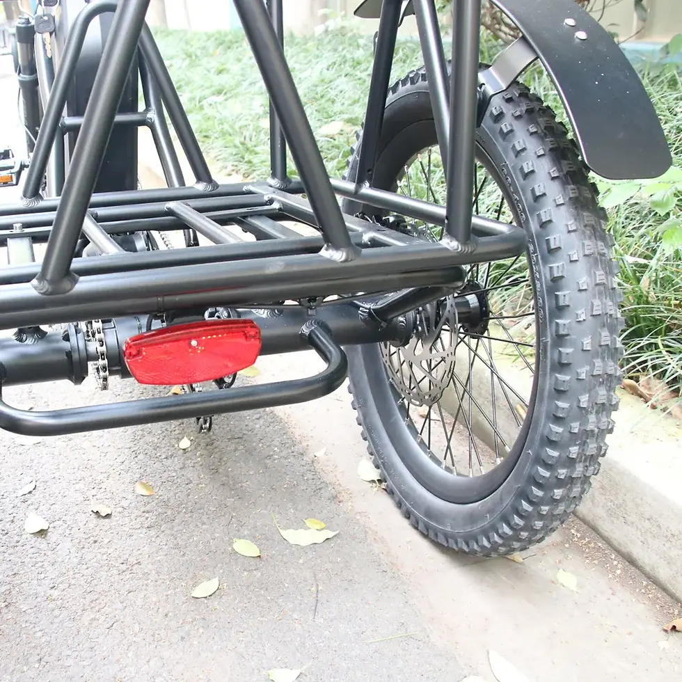 Miniature : 48V 15Ah Lithium Battery Aluminum Alloy Frame E-Tricycle 1000W Motor Electric Tr