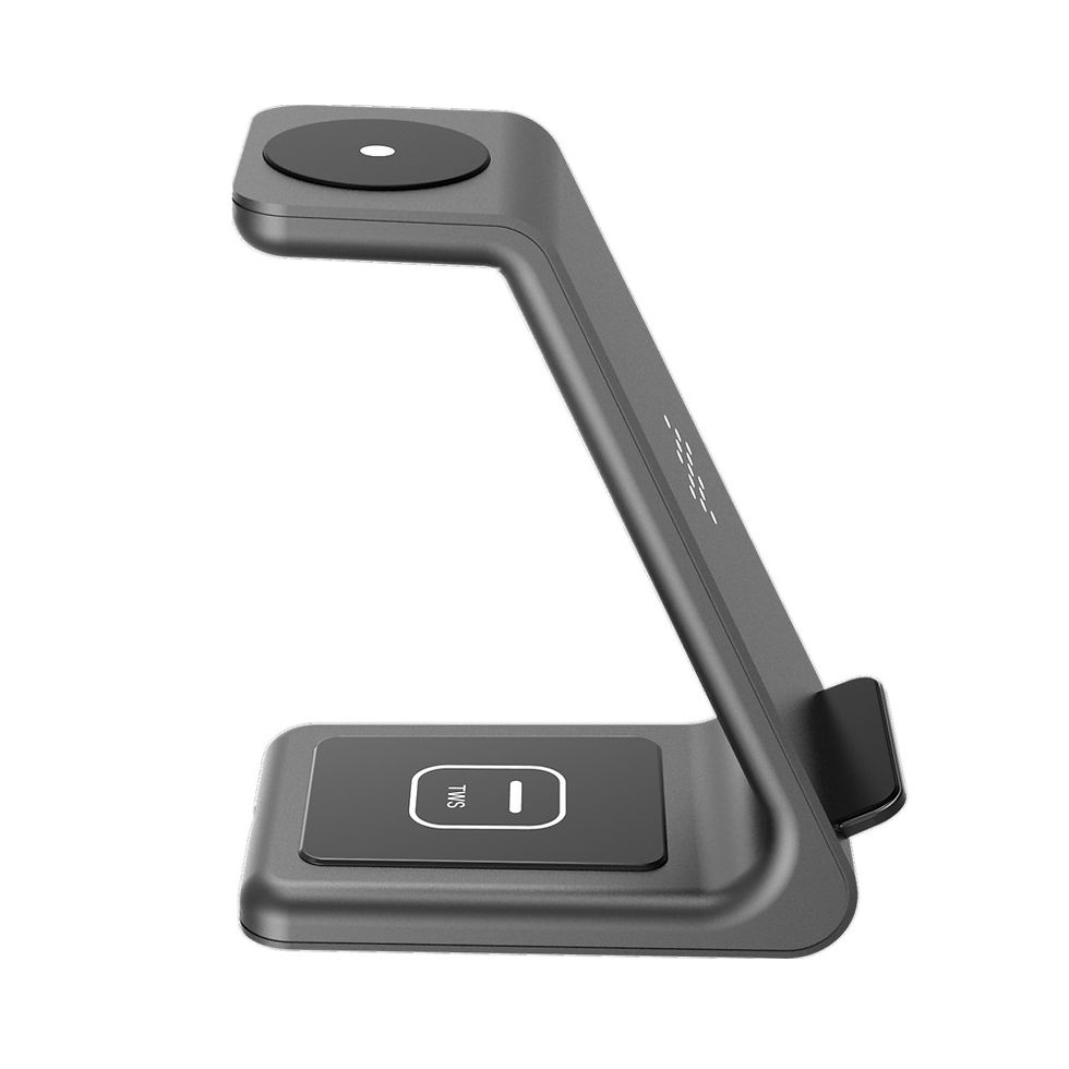 Thumbnail: QI 15W Fast Charge 3 in 1 Wireless Charger Station 