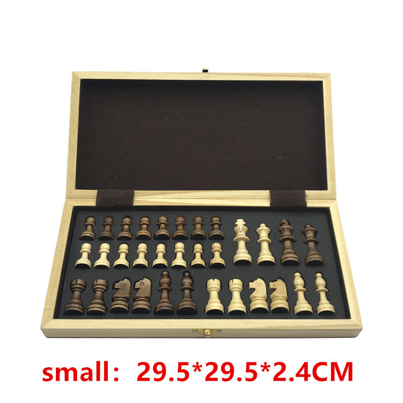 Thumbnail:  Wooden Checker Board 
 Chess Game Yernea
