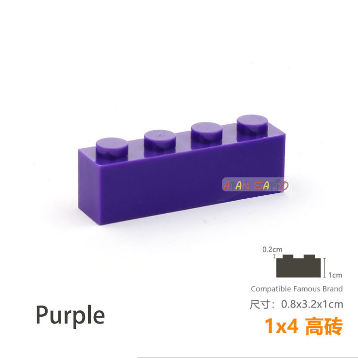 Thumbnail:  Building Bricks Thick 1X4 Educational Assemblage Construction Toys 