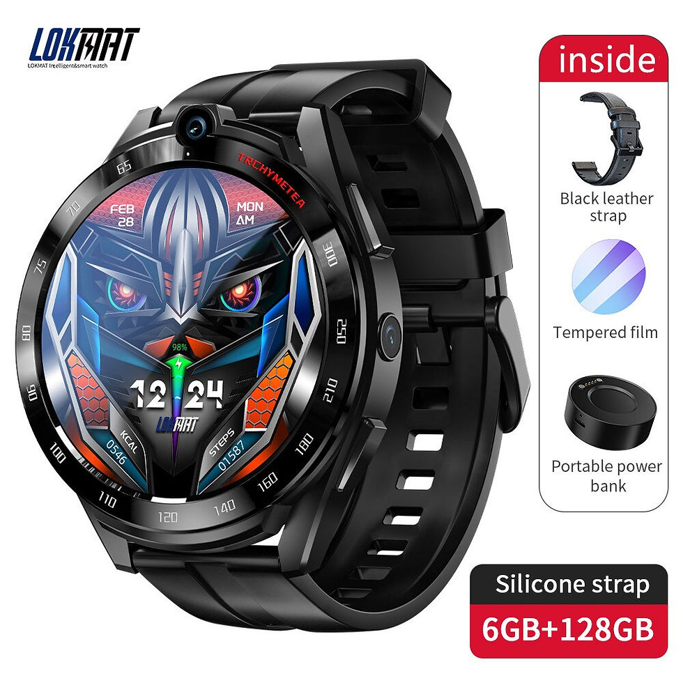 Miniaturebillede: LOKMAT APPLLP 4 PRO Android Smart Watch Phone Wifi GPS Men Watch 