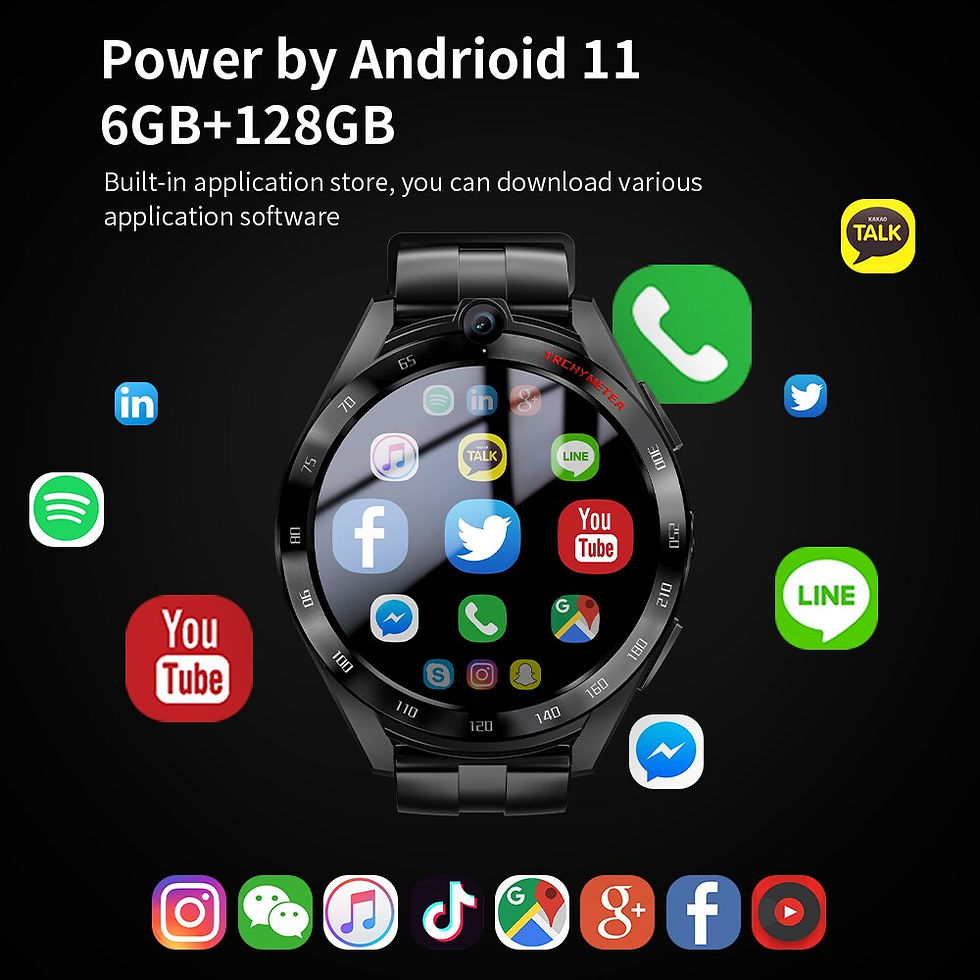 Thumbnail: LOKMAT APPLLP 4 PRO Android Smart Watch Phone Wifi GPS Men Watch 