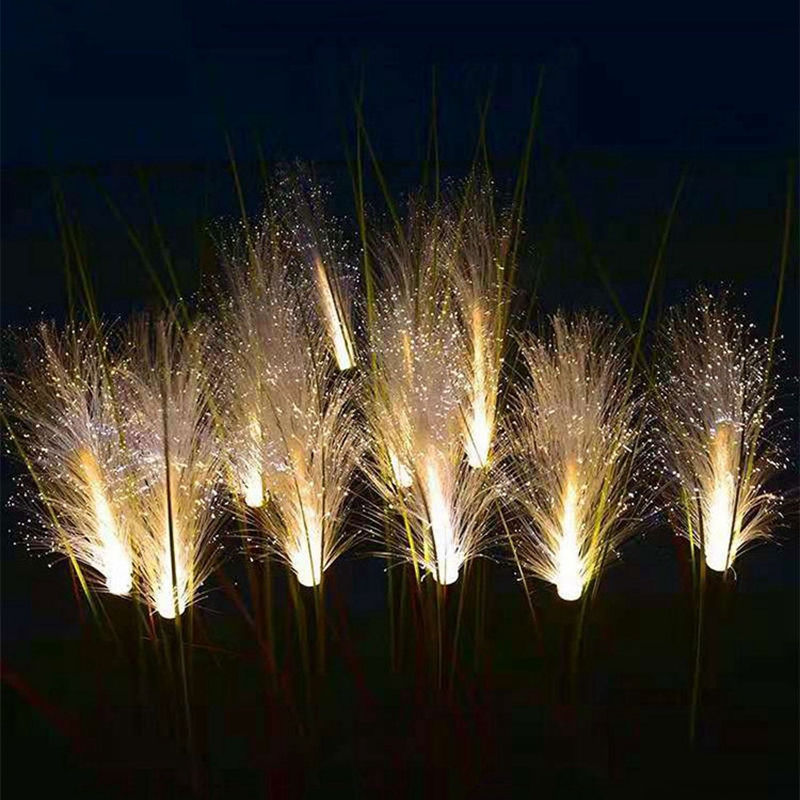Thumbnail: Solar Bulrush Optical Fiber Light Outdoor Waterproof Solar Powered Garden Lawn L