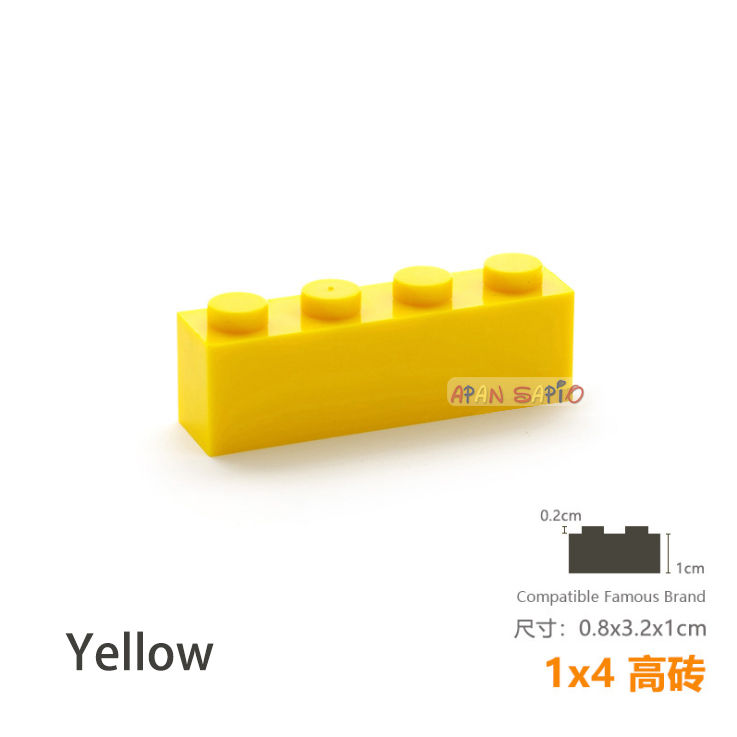 Thumbnail:  Building Bricks Thick 1X4 Educational Assemblage Construction Toys 
