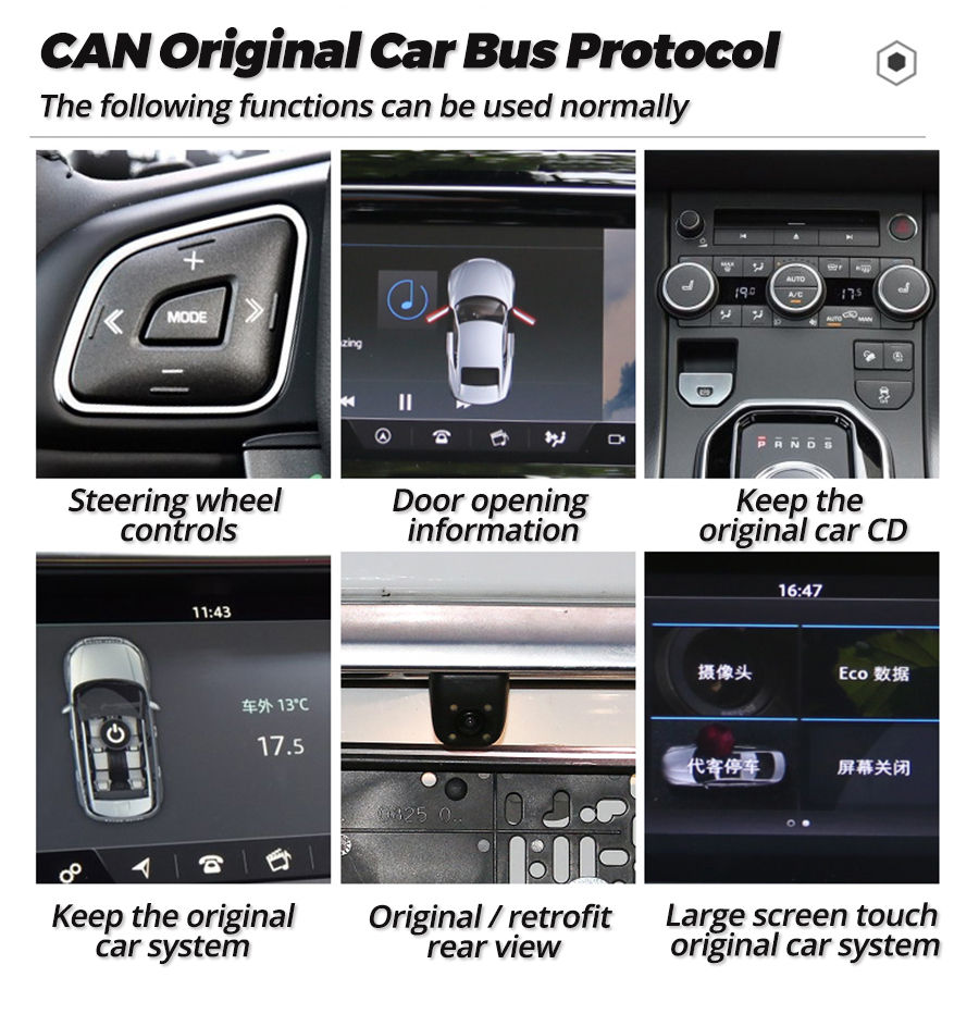 Miniatura: For Land Rover Range Rover Vogue Sport 2012-2019 10.25" Qled Screen Car Android 