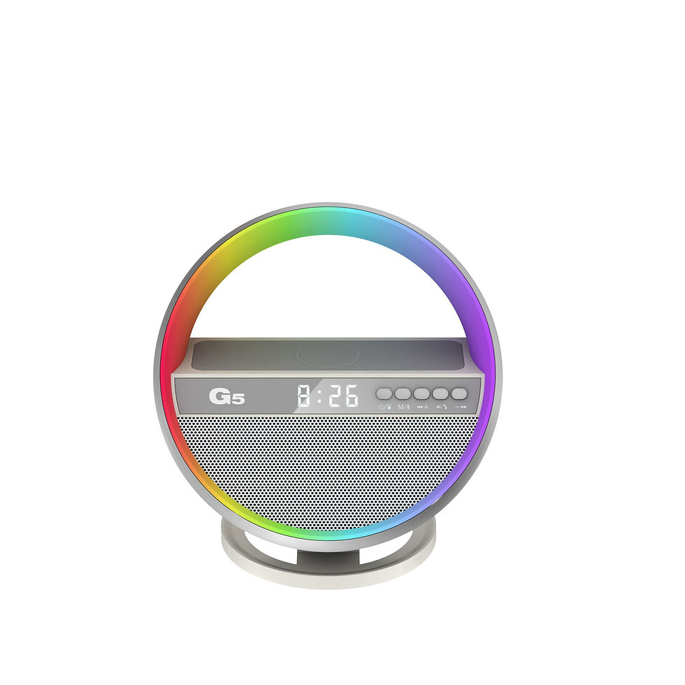 Thumbnail: 2024 New Multifunction Wireless Charger Bluetooth Speaker Large G Ambience Light