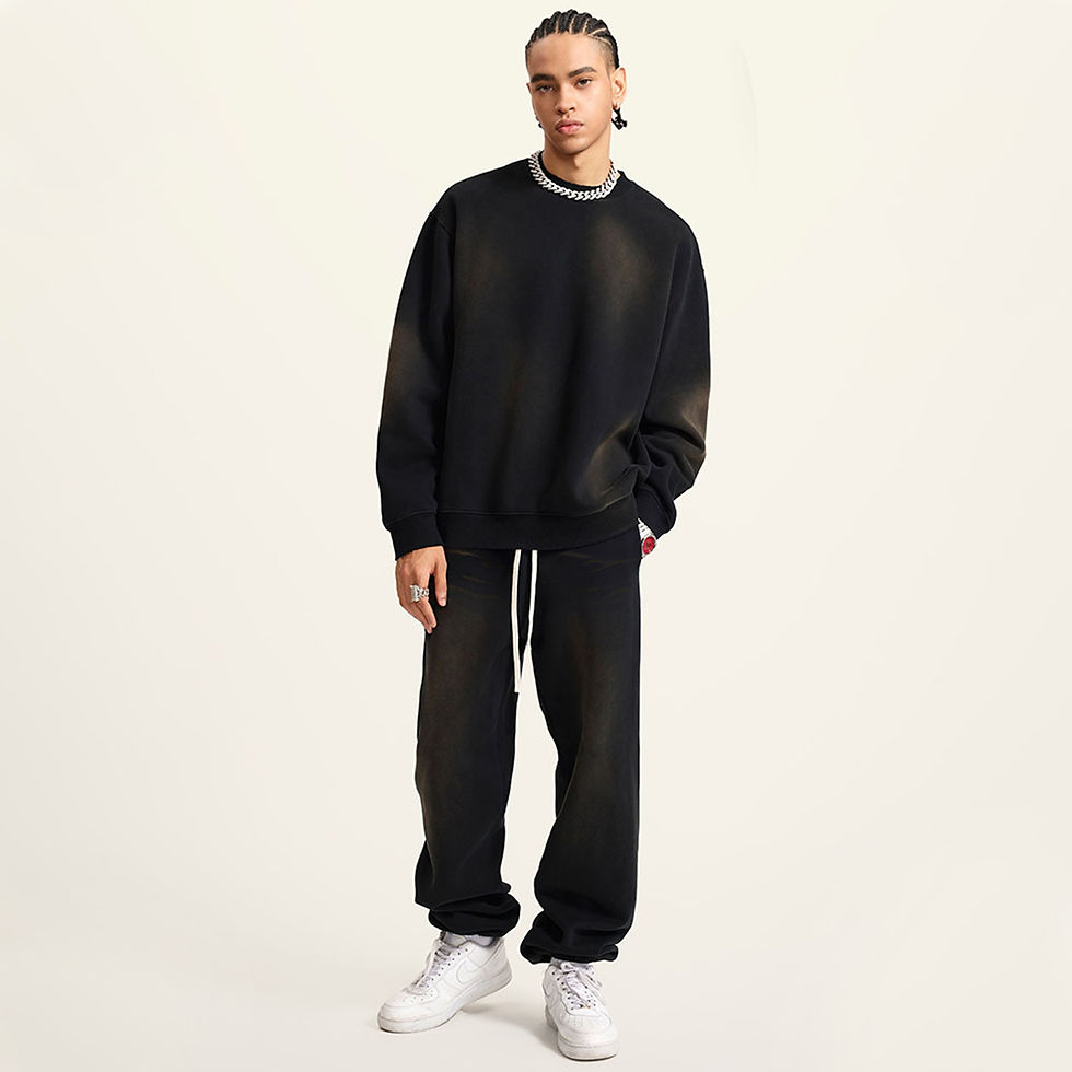 Thumbnail: Oistar's_ Monkey Washed Dyed Fleece Pullover