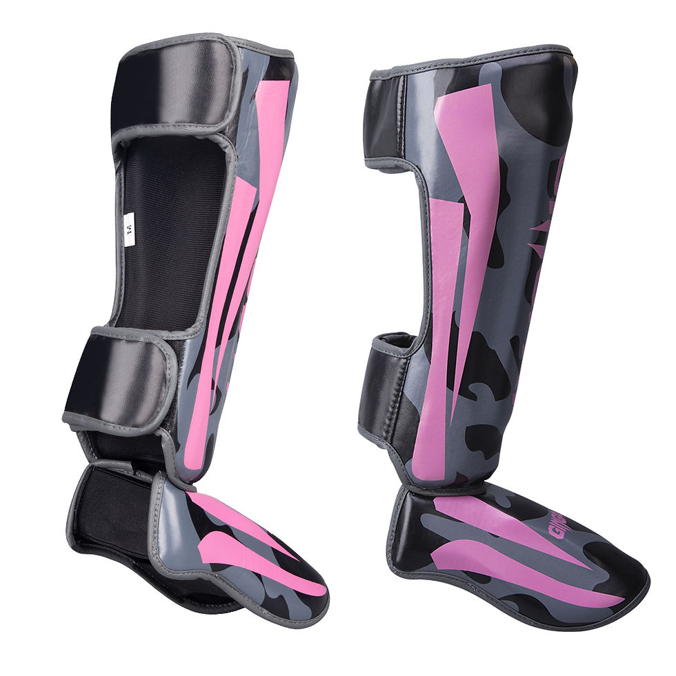 Thumbnail: Kickboxing Boxing Shin Guard Pads Muay Thai Martial Arts Sanda Wushu Leg Protect