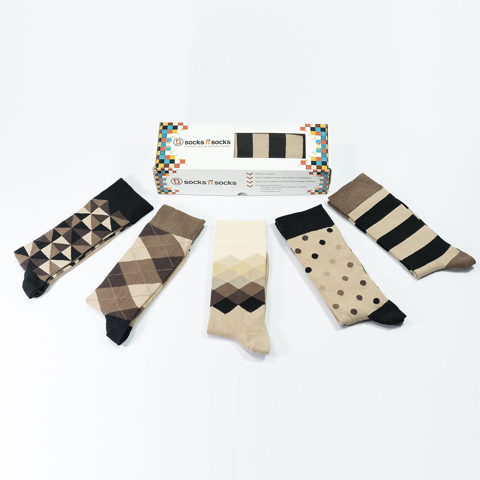 Thumbnail: Men's Sand Mix Set Socks
