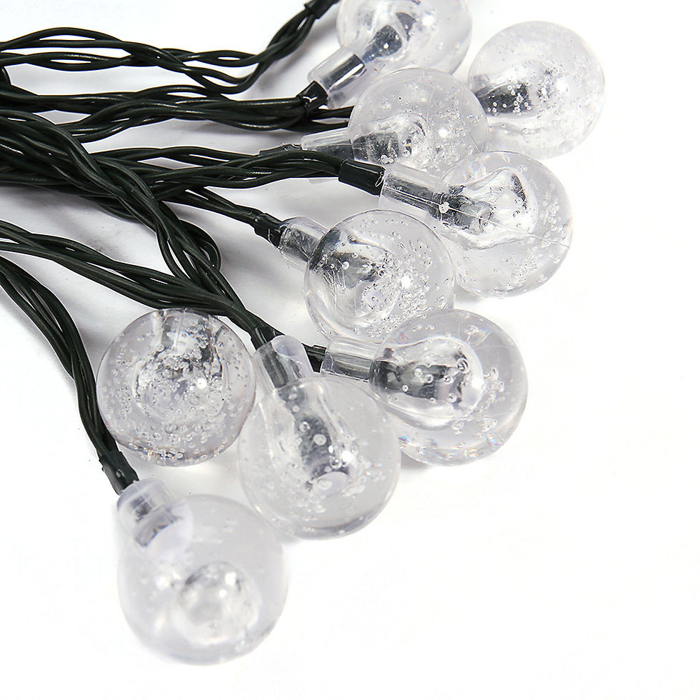 Thumbnail: LED Outdoor Lighting Strings Waterproof Solar Garden Light String Multicolor