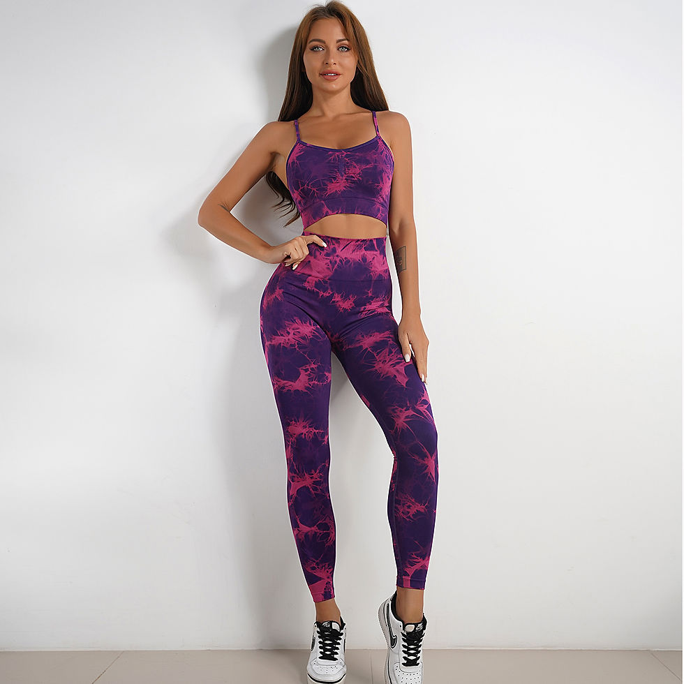 Miniatura: Tie-dye Print yoga pants