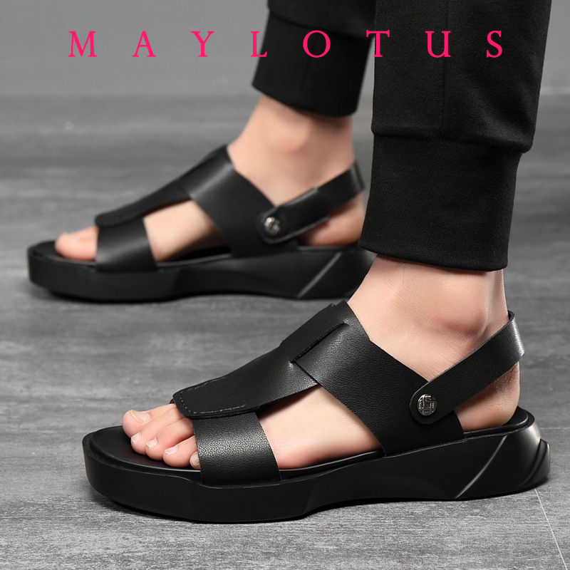 Thumbnail: Cow Leather Men Sandals