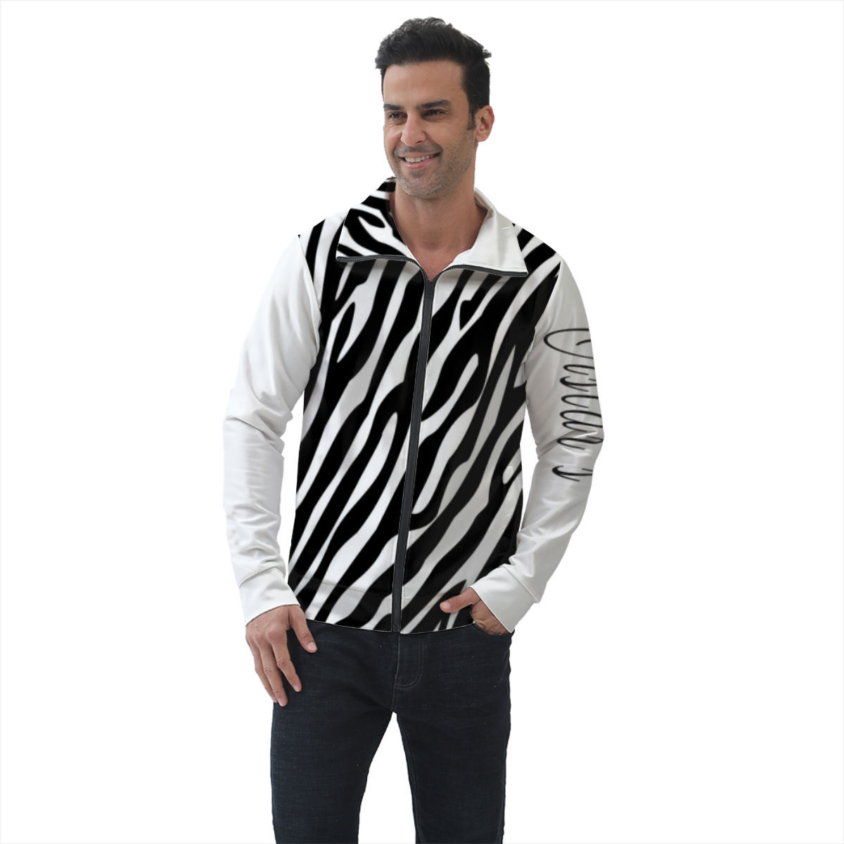 Long Sleeve Zipper Polo