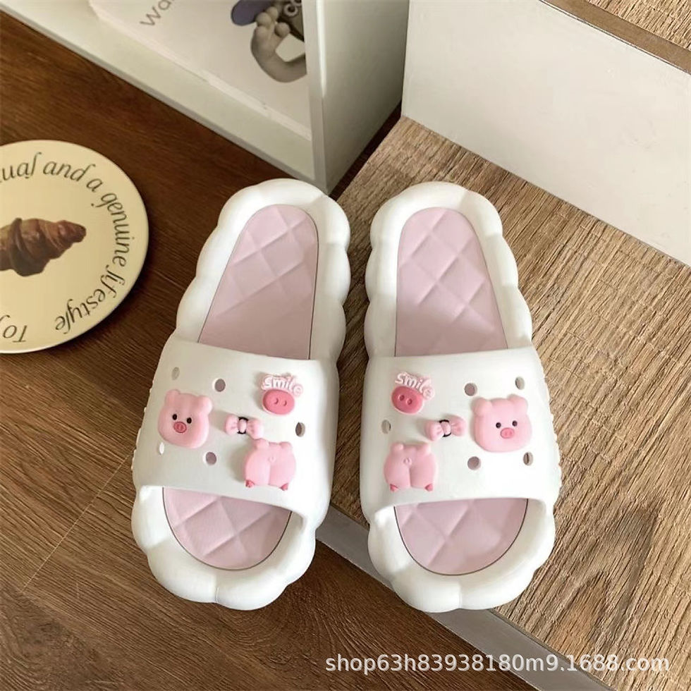 الصورة المصغرة: Cute Sandals And Slippers Women's Summer Outerwear Non-slip Home