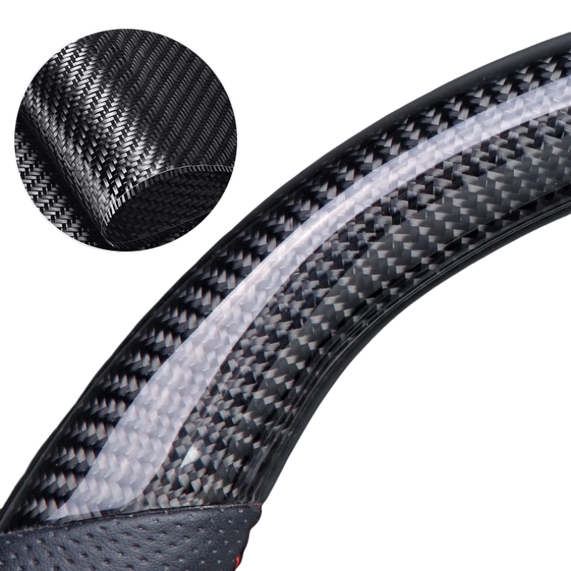 Miniaturebillede: Custom Carbon Fiber Steering Wheel Perforated Leather For Land Rover Range Rover