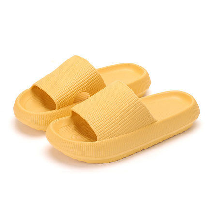 Thumbnail: High Heel EVA Thick Sole Slippers Female Summer Home Bathroom Bath Couple Sanda