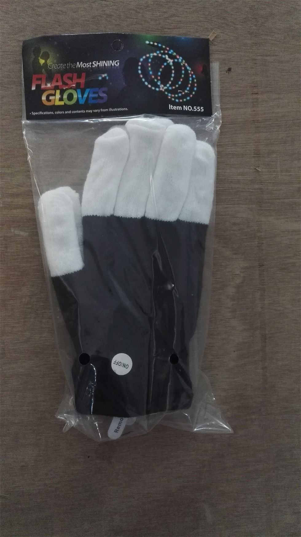 Thumbnail: Led Glowing Gloves Rainbow Glowing Gloves