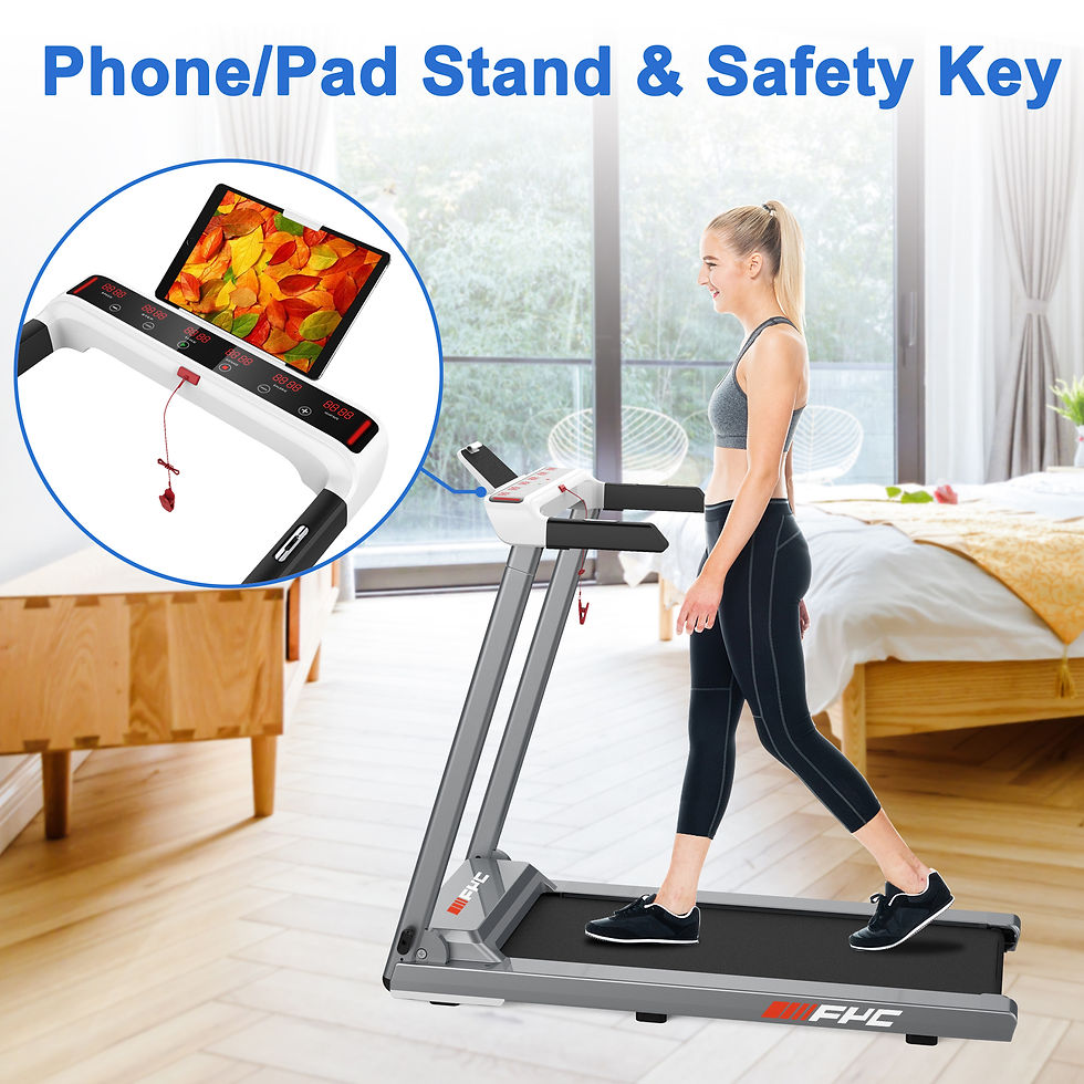 Thumbnail: FYC Folding Treadmill for Home Electric Treadmill Running Exercise Machine Porta