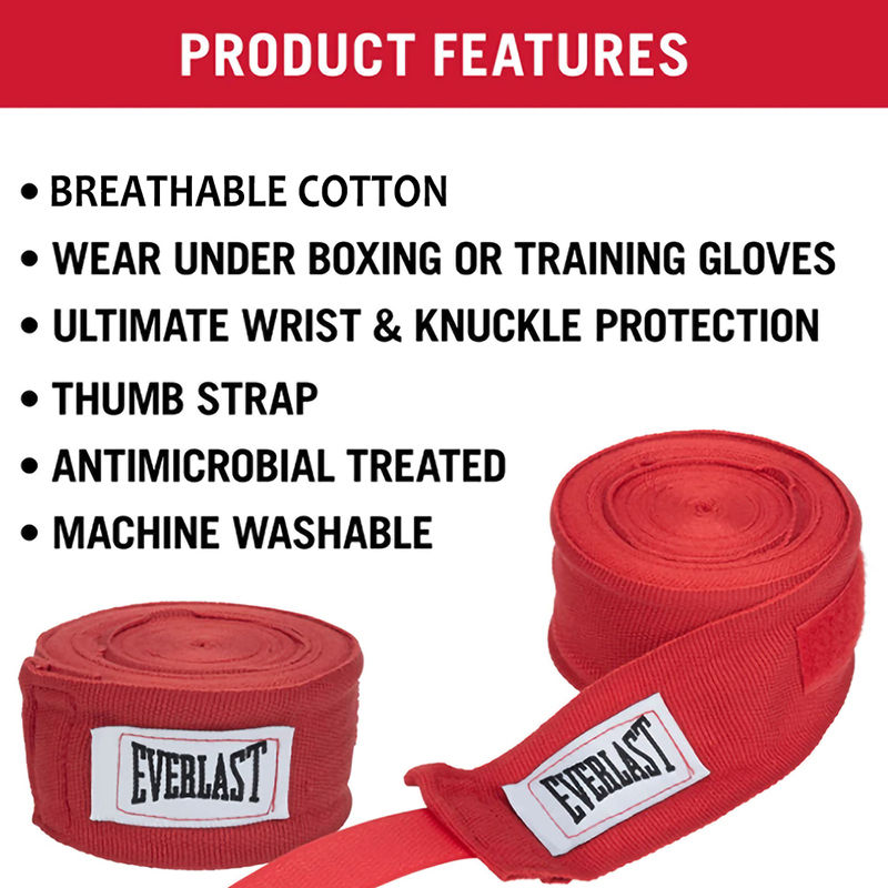 Thumbnail: 3/5Meters Cotton Boxing Bandage Hand Wraps Sports Straps Wrist Support for Boxin