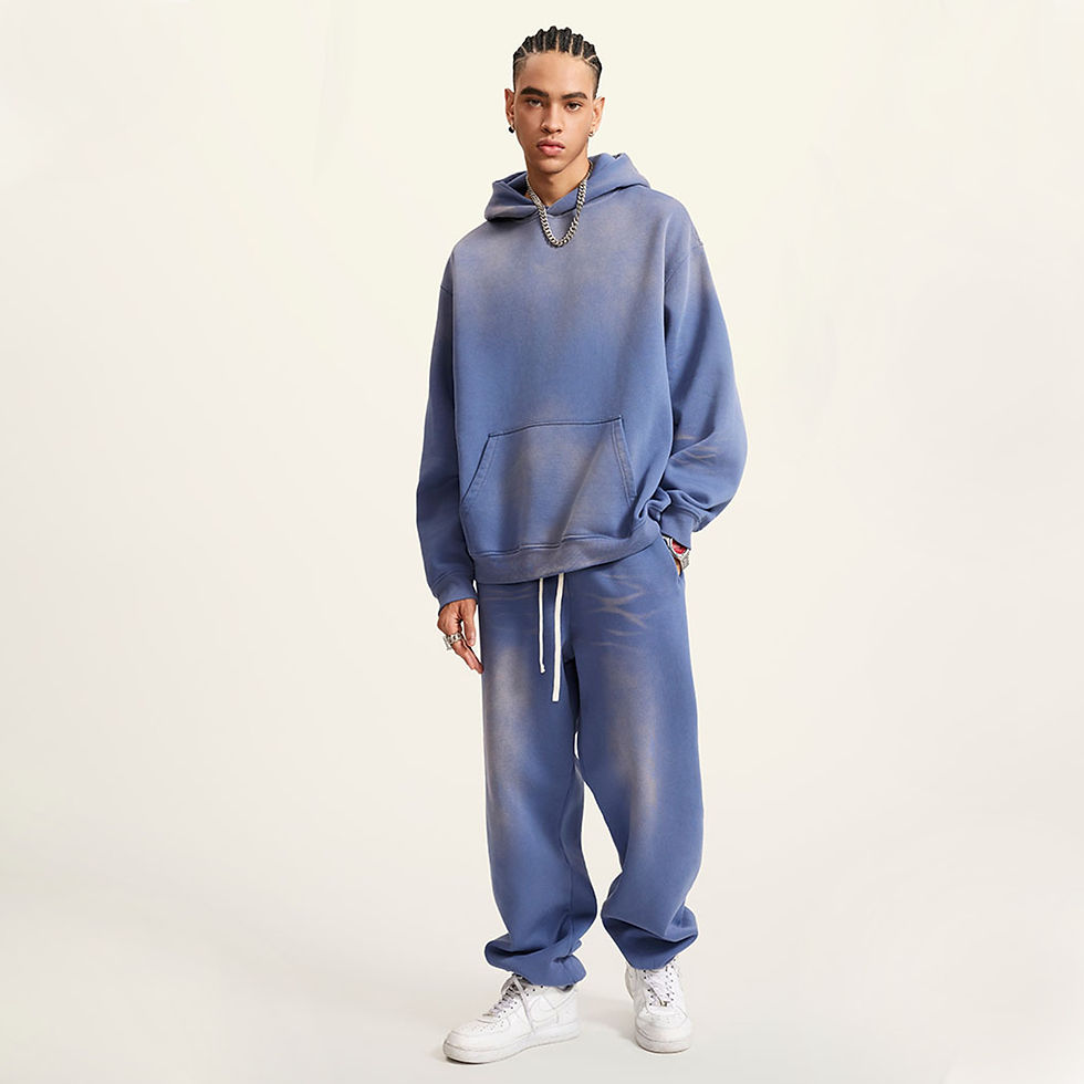 Thumbnail: Oistar's_ Monkey Washed Dyed Fleece Hoodie