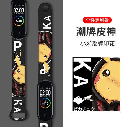 Thumbnail: Pokemon Pikachu Cartoon Digital Wristwatch Waterproof 