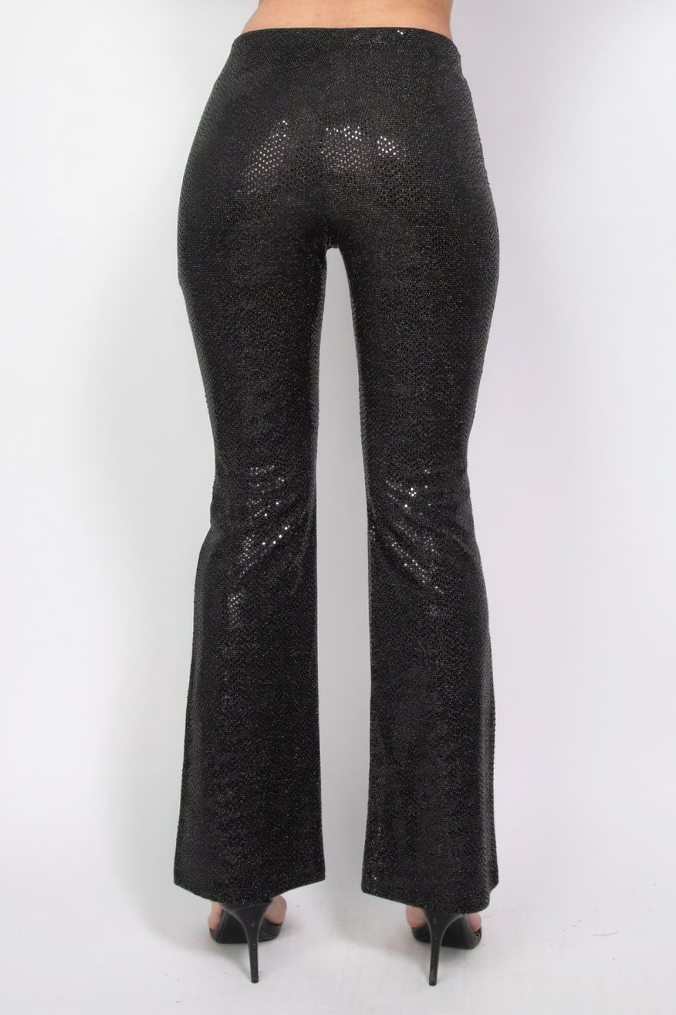 Thumbnail: Sequined Fit & Flare Midrise Pants