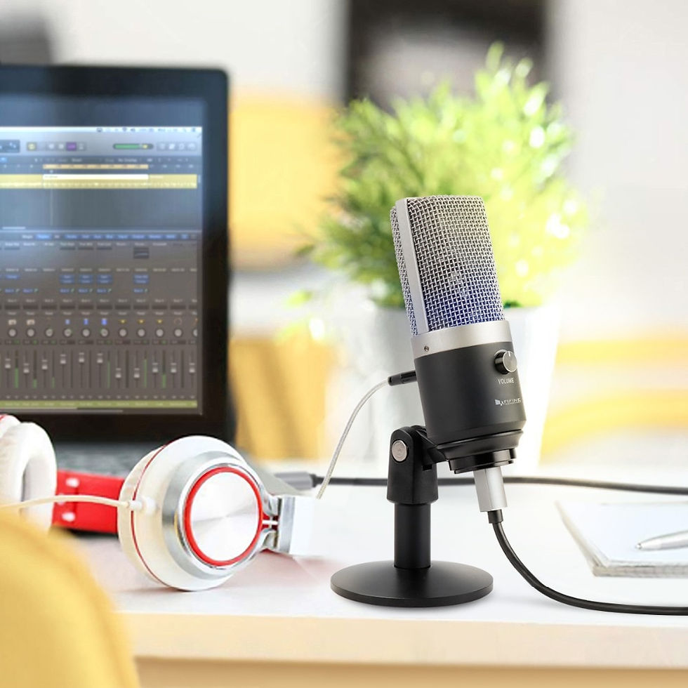 Thumbnail: FIFINE USB condenser microphone for computer 